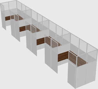 Cabine en u