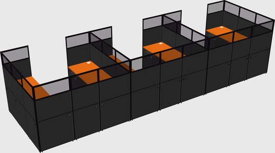 Cabine en u