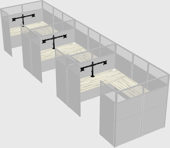 Cabine en u