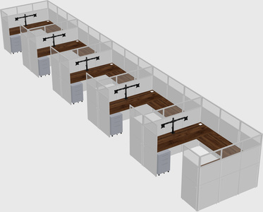 Cabine en u