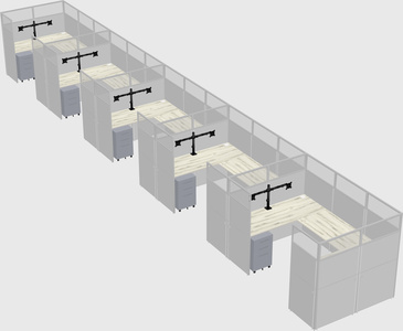 Cabine en u
