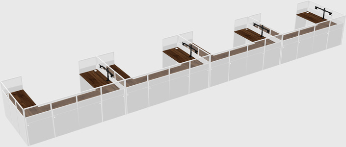 Cabine en u