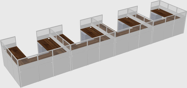 Cabine en u