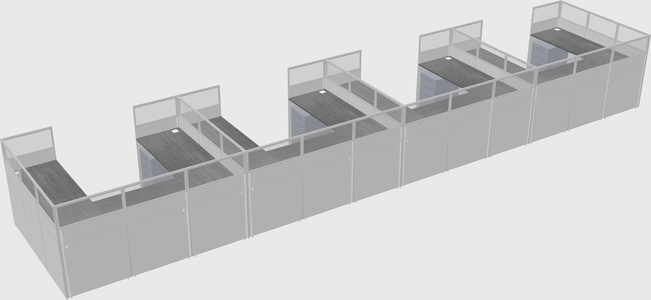 Cabine en u
