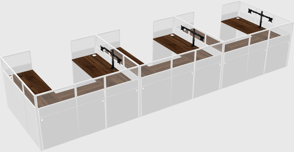Cabine en u