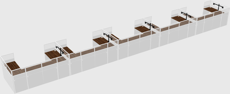 Cabine en u