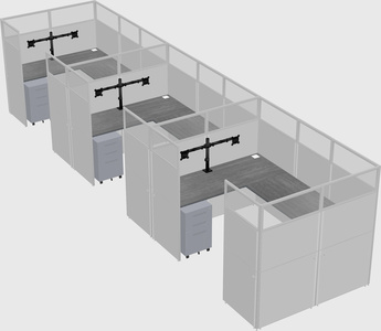 Cabine en u