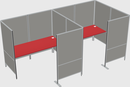 Flexible panel system with privacy