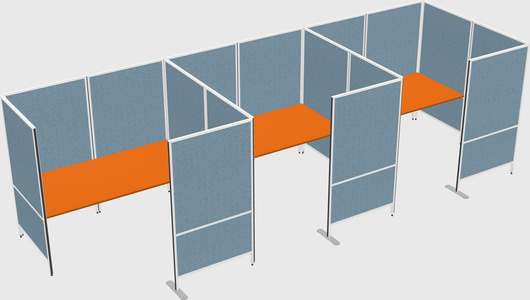 Flexible panel system with privacy