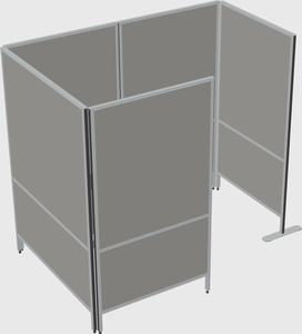 Small private panel system