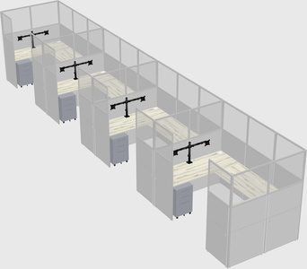 Cabine en u