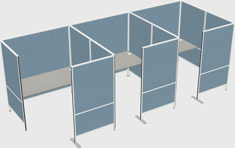Flexible panel system with privacy