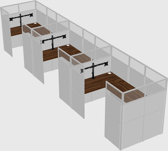 Cabine en u