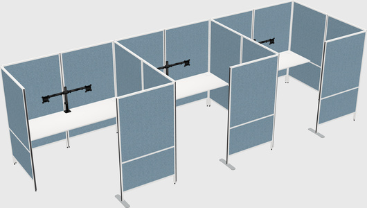 Flexible panel system with privacy