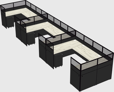 Cabine en u