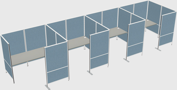 Flexible panel system with privacy