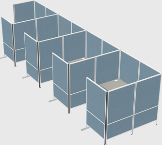 Flexible panel system with privacy