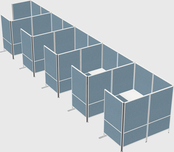 Flexible panel system with privacy