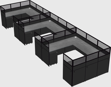 Cabine en u