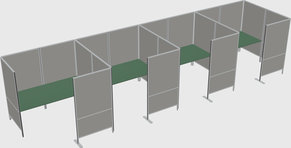 Flexible panel system with privacy