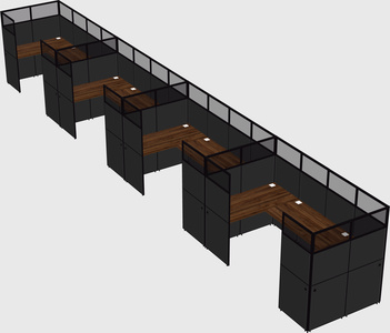 Cabine en u