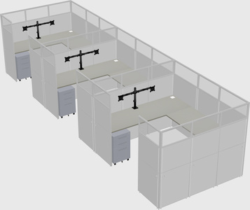 Cabine en u