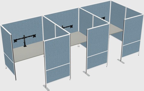 Flexible panel system with privacy