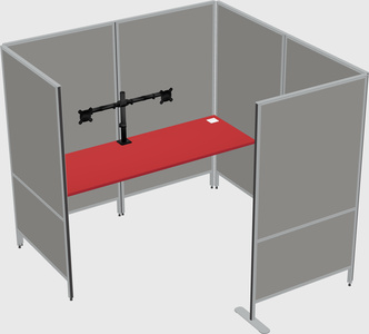 Flexible panel system with privacy