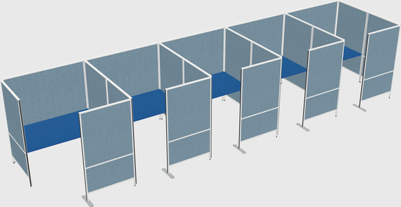 Flexible panel system with privacy
