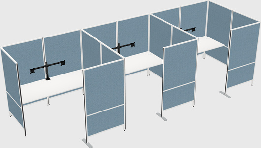 Flexible panel system with privacy