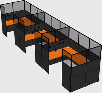 Cabine en u