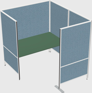 Flexible panel system with privacy