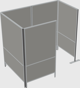 Small private panel system