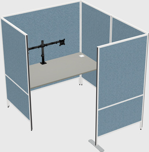 Flexible panel system with privacy