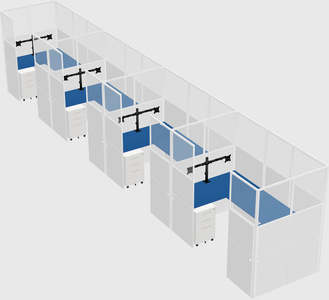 Cabine en u
