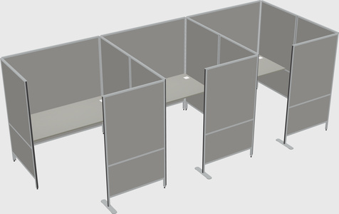 Flexible panel system with privacy