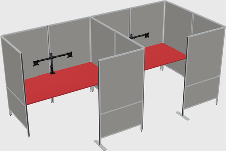 Flexible panel system with privacy