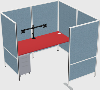 Flexible panel system with privacy