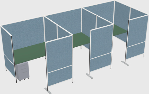 Flexible panel system with privacy