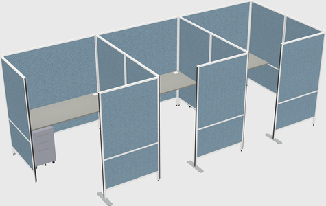 Flexible panel system with privacy