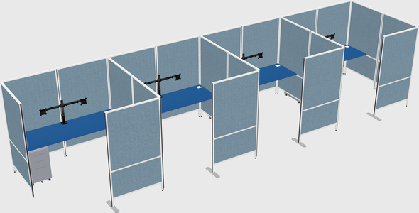 Flexible panel system with privacy
