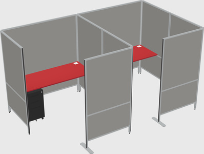 Flexible panel system with privacy