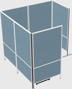 Flexible panel system with privacy