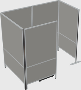 Small private panel system