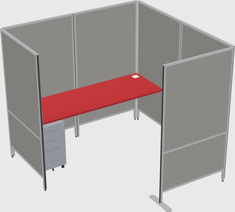 Flexible panel system with privacy