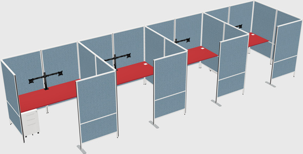Flexible panel system with privacy