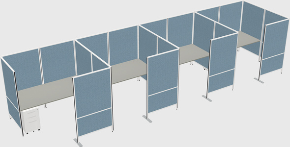 Flexible panel system with privacy