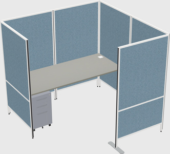 Flexible panel system with privacy