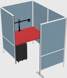 Small private panel system