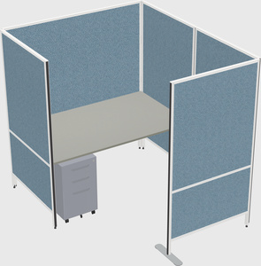 Flexible panel system with privacy